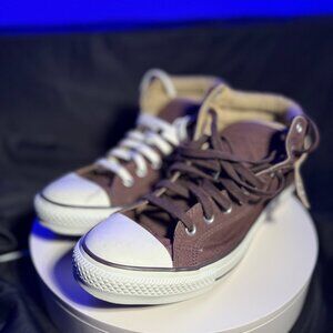 Brand New Converse Chuck Taylor Fold Down Mid -Brown, Size 11 Cond 10/10